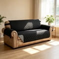 thumbnail image 2 of Reversible 100% Waterproof Sofa Cover Non Slip Couch Cover Machine Washable Slipcover Leakproof Furniture Protector for Dogs Kids Pets, 2 of 12