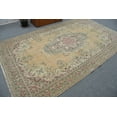 thumbnail image 2 of Turkish Rug, Large Rug, Vintage Rug, Antique Carpet, 75x123 inches Brown Carpet, Decorative Living Room Carpet, 11726, 2 of 10