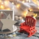 thumbnail image 1 of Christmas Mini European Wooden Vintage Rocking Chair Small Cloth Doll Miniature Furniture Chair Props Pendant Model, 1 of 6