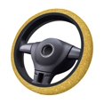 thumbnail image 4 of Kll Car Steering Wheel Cover, Universal 15 Inch, Soft Elastic And Comfortable,Car Accessories Decorations-Gold Shiny, 4 of 7