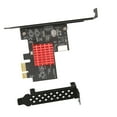 thumbnail image 3 of TYPE E Expansion Card, PCIE 3.0 2X Metals Electronics TYPE E Plug And Play USB3.2 Front TYPE E Expansion Card For PCs For Win10, 3 of 7