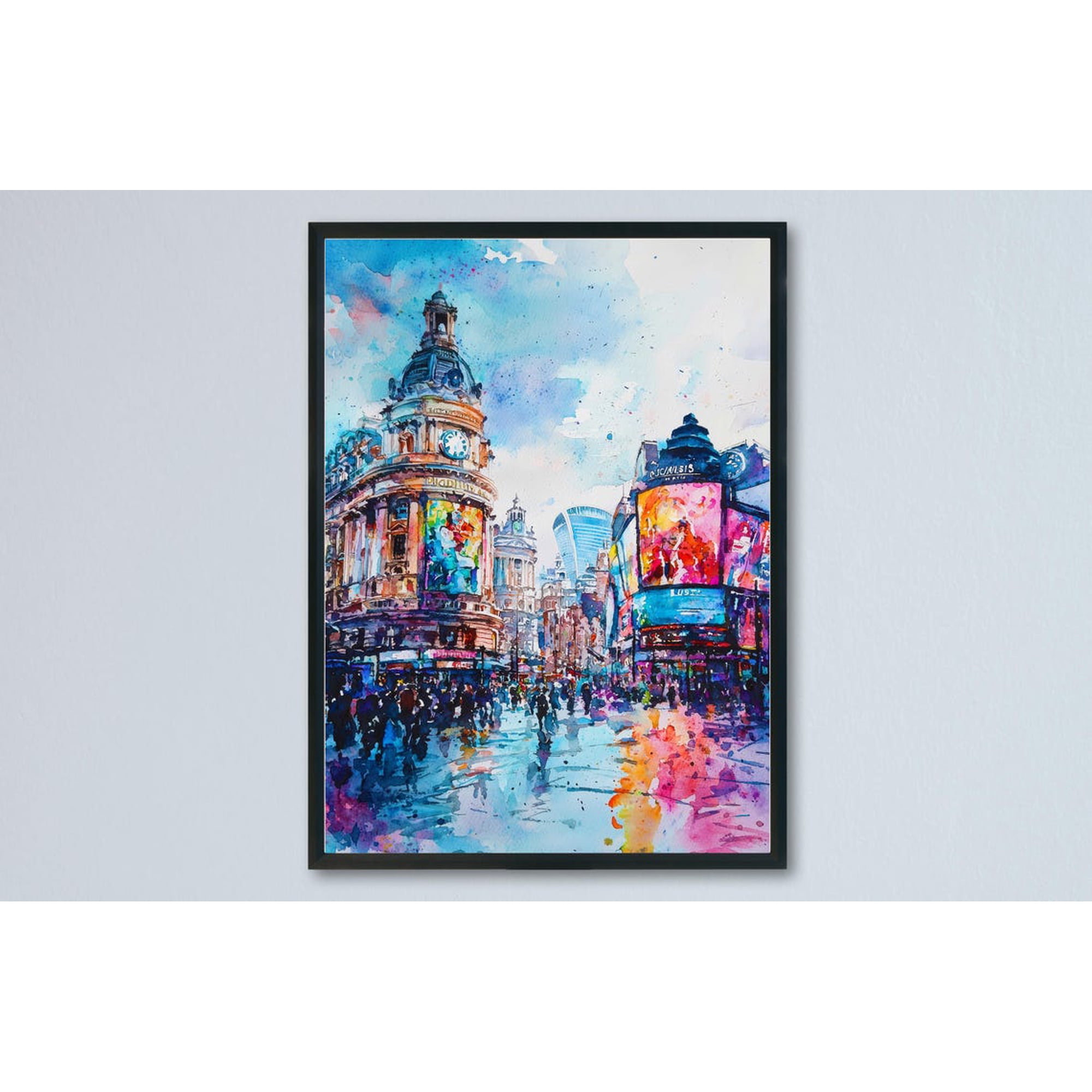 Piccadilly Circus poster Wall Art Piccadilly Circus Wall Hanging Home Décor Piccadilly Circus Gift Art Lovers England Art Lover, Poster Only