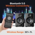 thumbnail image 3 of Pyle Active Bookshelf Speaker with Bluetooth., 3 of 8