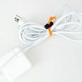 thumbnail image 3 of Foto&Tech 15-Pack Multipurpose 3mm Extra Long Toggle Tie/Elastic Cable Tie&Organizer/Adjustable Cable Strap/Instant Clutter Killer/Tangle Tamer/Cable Management for Cord&Cable Reusable (Red+BK+Orange), 3 of 6