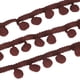 thumbnail image 1 of Toystoory y personaliza con un adorno versátil, una cinta con flecos y bolas con adornos de pompones, práctica y a la moda. Decoración del hogar Marron oscuro, 1 of 6