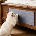thumbnail image 6 of Dreisshy Cat Scratch Couch Furniture Protector, Self-Adhesive Cat Scratch Pad Deterrent for Furniture, DIY Climbing Cat Scratcher Couch Protector from Cat Claws for Indoor, 24X12In, BKS, 6 of 6