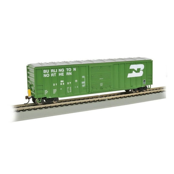 Bachmann 14902 HO Burlington Northern 50' Outside Braced Box Car with FRED