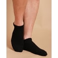 thumbnail image 3 of Latex-Free 100% Organic Cotton Ankle Socks (2 pairs /pack | Size: XL | Color: Black ), 3 of 5