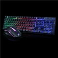 thumbnail image 2 of VONKY USB Gaming Keyboard and USB Mouse LED Backlit Keyboard Firm Durable Colorful Glowing Gaming Mouse Computer Accessories Black, 2 of 6