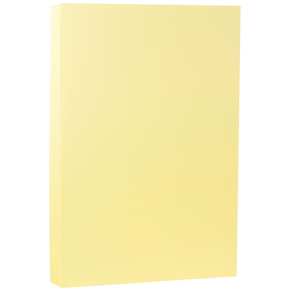 JAM Legal Cardstock, 8.5x14, 250/Pack, 80lb Light Yellow - Walmart.com