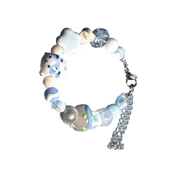 Colorful Beaded Bracelet Adjustable Wristband Lightweight Jewelry Gift For Women