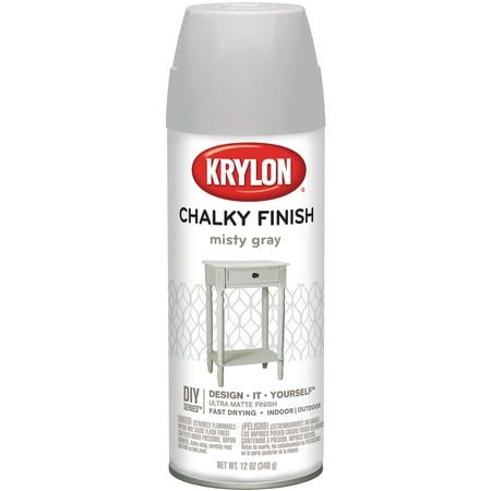 Krylon Chalky Finish Aerosol Spray Paint 12oz Misty
