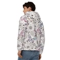 thumbnail image 4 of Kdxio Vintage Butterflies Print Men Hoodies Casual Hoodies for Men with Zip Pockets Full Zip Long Sleeve Sweatshirt Sports Hooded Jacket-Medium, 4 of 5