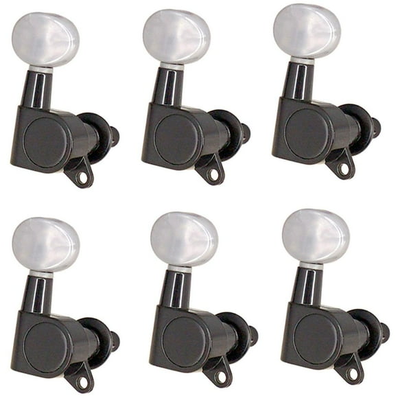 Paquete de 6 clavijas cerradas para piezas de guitarra eléctrica