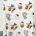 thumbnail image 5 of Hello Kitty Christmas Ghost Plush Sanrio Anime Cartoon Large Flannel Blanket Sofa Nap Blanket Bed Sheet Kawaii Festival Gift, 5 of 12