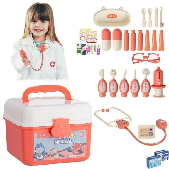 Doctor Kit Set Pretend Play Doctor Kit 31 Pieces Doctor Playset Gift for Toddlers Ages 3 