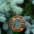 thumbnail image 5 of HomeDM Letter O Christmas Tree Ornaments, Book Lovers Hanging Pendant, 2D Flat Acrylic Wreaths Xmas Tree Home Decor, 26 Letter Bookshelf Xmas Ornament, Gifts for Book Lovers, Christmas, 5 of 9