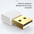thumbnail image 5 of Cateissary Adaptador blanco simple al teclado para una conexión segura y confiable Receptor USB para USB de repuesto Juegos de teclado y mouse para computadora, 5 of 5