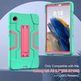 thumbnail image 7 of Allytech Galaxy Tab A9 Plus Case 2023 with Screen Protector Hybid Heavy Duty Rugged Shockproof Kickstand Kids Cover for Samsung Galaxy Tab A9+/Plus 11 Inch Tablet SM-X210/X216/X218, Mint+Rose, 7 of 7