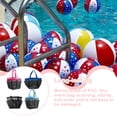 thumbnail image 3 of Bolsas de almacenamiento de malla para caminar en la playa para senderismo, bolsas colgantes para ducha, cepillo organizador portátil, bolso de Almacenamiento y organización del hogar Negro Bewildely HA065527-03B, 3 of 6