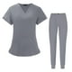 thumbnail image 1 of Conjunto de uniforme de enfermería para hombre y mujer, ropa de trabajo de enfermera, uniforme de enfermería para cosmetología SPA XL Yuyangstore  Uniformes de trabajo, 1 of 8