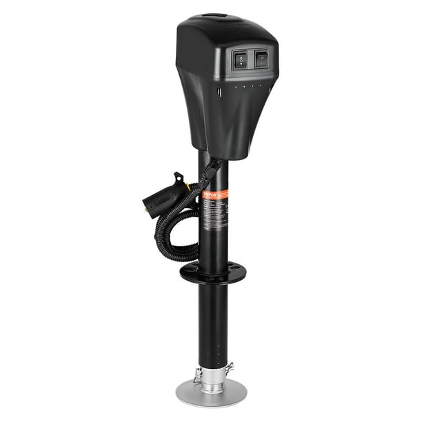 Remolque eléctrico Jack VEVOR de 5000 libras con conector de 7 pines, negro