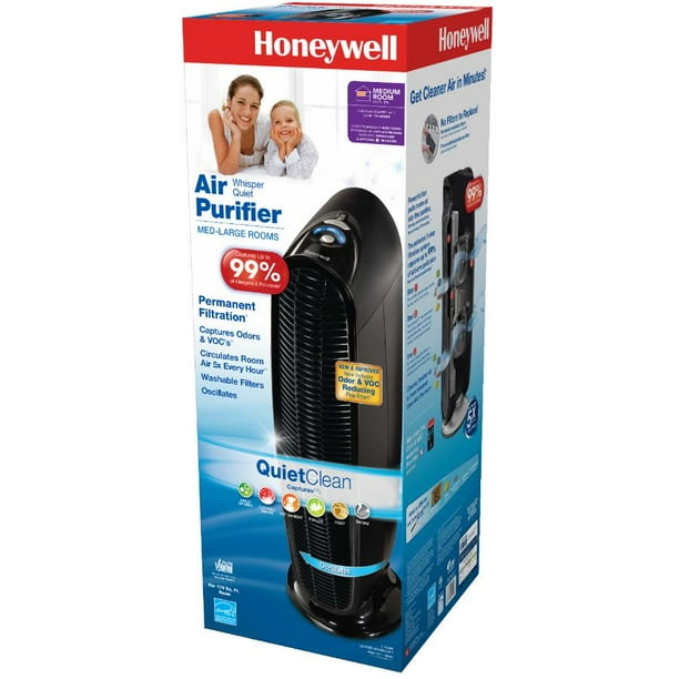 Honeywell HFD140BCV1 QuietClean Oscillating Tower Air Purifier