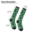 thumbnail image 5 of Bingfone Compression Socks For Women And Men Long Socks For Running Athletic Cycling Nurse-Christmas Pattern At Buffalo Plaid, 5 of 9