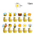 thumbnail image 4 of Decoración de cumpleaños con tema de abeja, globos de cumpleaños populares, banderas de globos de moda, película de látex de aluminio, conjunto de decoración para fiesta de cumpleaños, 4 of 5