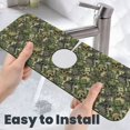 thumbnail image 6 of Sikiie Green Skulls Splash Guard for Sink Faucet-1 PC Super Absorbent Fast Drying Mat Sink Gadgets-Splash Guard for Kitchen, Sink Mat, 6 of 7
