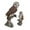Brown, variant on Pitycbo Mother and Baby Owls Perched on Branch Statue Cute Versatile Resin Structure Brown