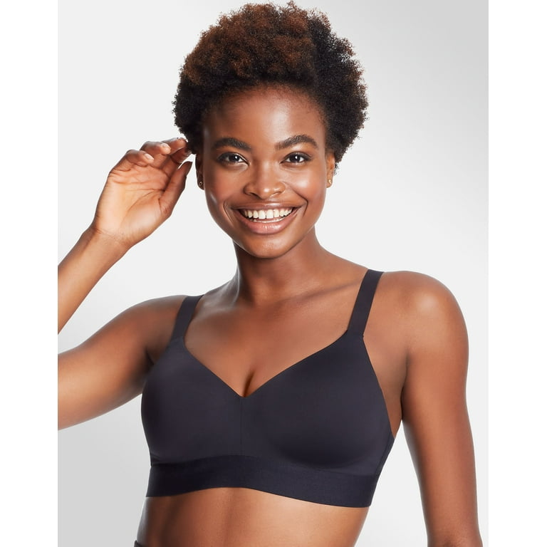 Maidenform Sporty Lightly Lined Convertible Sports Bra Black XL