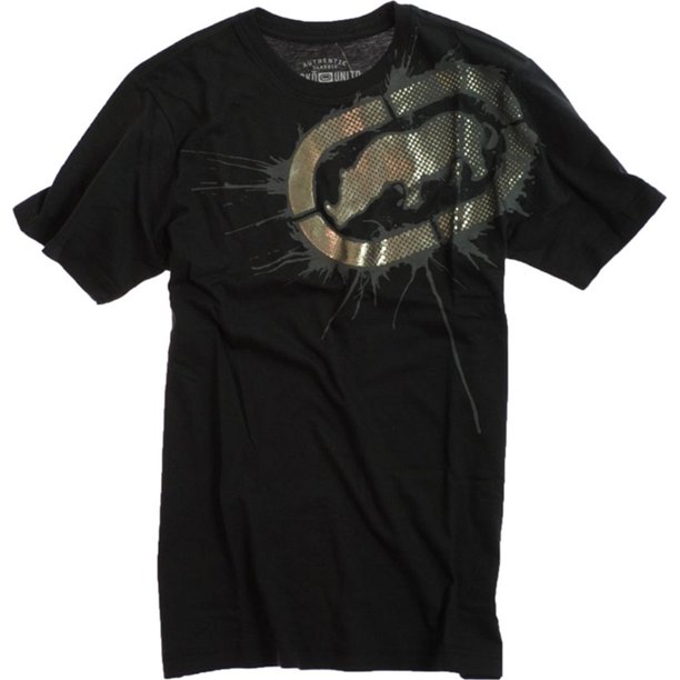 Ecko Unltd. Camiseta gráfica Drip D Rhino para hombre, negra, extragrande