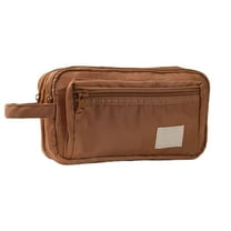 Large Capacity Multifunctional Pencil Case with Multiple Compartments, Waterproof Canvas Storage Bag for Organizing Stationery, Pens, Markers, and Accessories