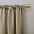 thumbnail image 2 of No. 918 Daniela 1-Piece Linen Blend Semi-Sheer Rod Pocket Curtain Panel, 54"x84", Taupe, 2 of 8