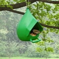 thumbnail image 4 of TIELUTT Outdoor Bird Feeder Spherical Design with Holes And Nesting Capabilities Windows for Metal Outdoor Owl Boxes for outside birds, 4 of 6