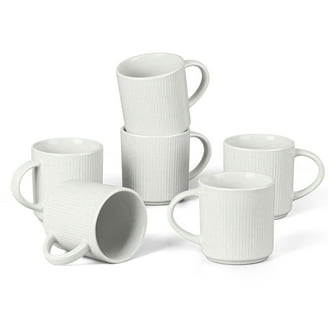 超美品 VASIC AperoMiniMini Muguet Bacimi Clear Demitasse Mini Espresso Cups with White Handles - Set of