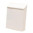 thumbnail image 4 of Abbracc Wall Mounted Mailbox Decorative Modern Drop Box for Outdoor Porch Front Door White, 4 of 9
