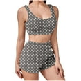 thumbnail image 2 of Conjunto de pijama de terciopelo de doble cara para mujer, para casa, invierno, 1 camiseta + 1 pantalón, camiseta y pantalón de poliéster., 2 of 6