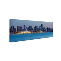 Trademark Fine Art "Vancouver Panorama" Canvas Art by Pierre Leclerc