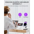 thumbnail image 7 of Miroddi Magnetic Wireless Charging Station Compatible for iPhone, Apple Watch, AirPods, 3-in-1 Wireless Charging Stand with 20W Quick Charger, Gifts for Him Her, White, 7 of 7