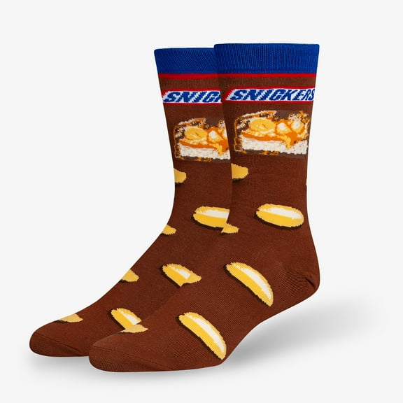 Snickers Hungry Brown Men's Crew Socks