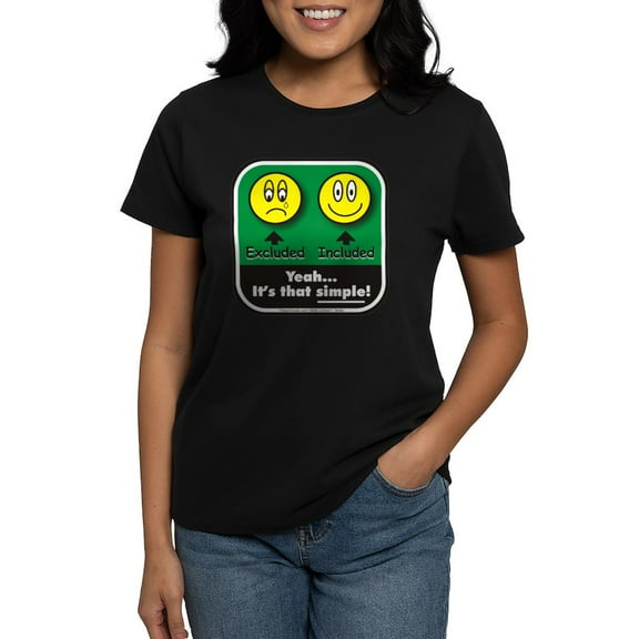 CafePress - It's That Simple Apparel Women's Dark T Shirt - Women's Traditional Fit Dark T-Shirt