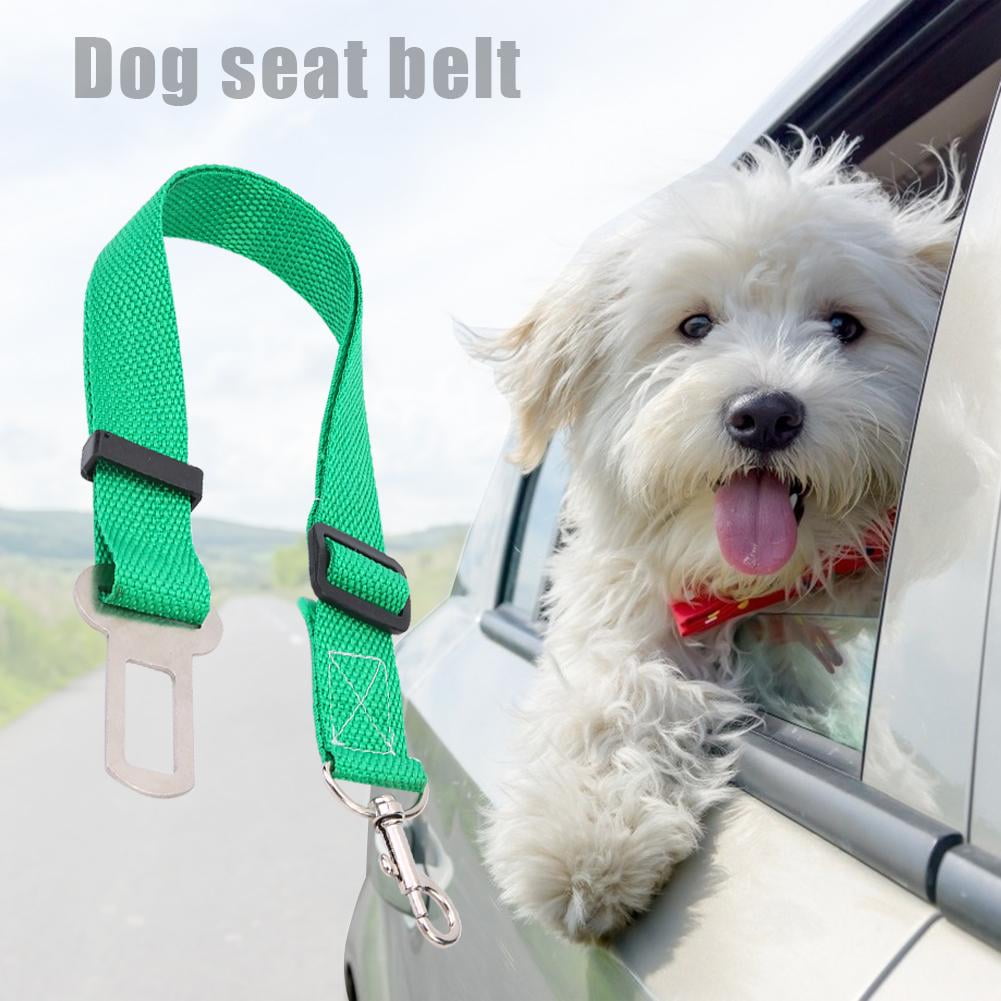 Peggybuy Car Pet Dog Seat Belt Puppy Safety Seatbelt Dog Harness Lead Clip Green