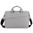 thumbnail image 1 of Funda para portátil y tableta de 11, 12, 13, 15 y 15,6 pulgadas, impermeable, color liso, gris claro, 1 of 7