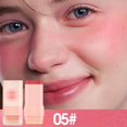thumbnail image 1 of ZOUBAOQ TVLV Matte 6-color Solid Powder Blusher Stick Natural Waterproof Blusher Powder Nude Makeup, 1 of 8