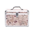 thumbnail image 1 of bedienty Storage Case Makeup Box Multifunctional Jewelry Container Light-weight Hard Shell Organization Cosmetic Tools Organizer Beige/L, 1 of 6
