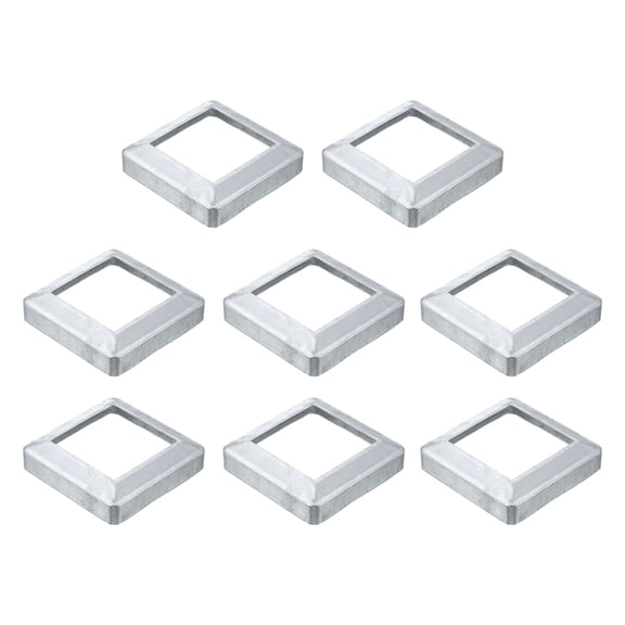 8Pack Post Base Cover, 4.75x4.75 Metal Integral Style Post Skirt Porch Column Wrap(3.25x3.25)