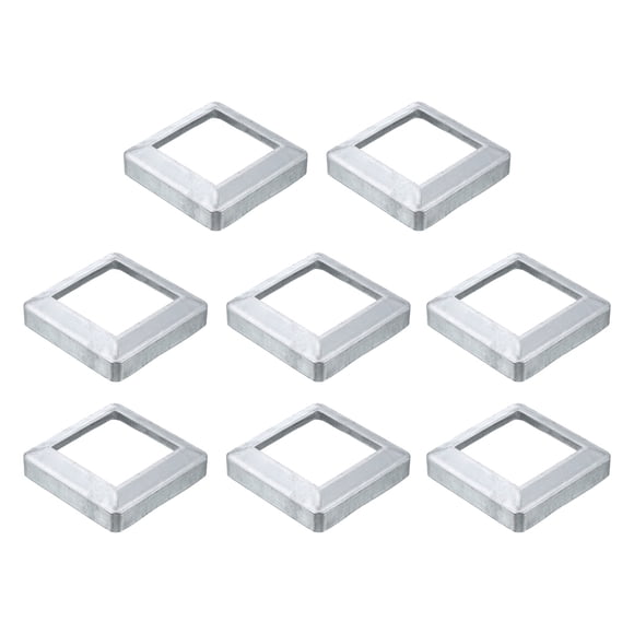 8Pack Post Base Cover, 4.75x4.75 Metal Integral Style Post Skirt Porch Column Wrap(3.25x3.25)