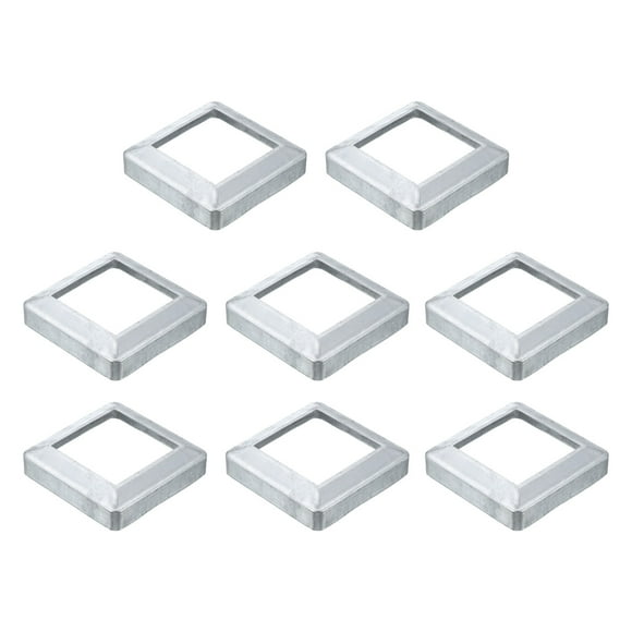 8Pack Post Base Cover, 4.75x4.75 Metal Integral Style Post Skirt Porch Column Wrap(3.25x3.25)
